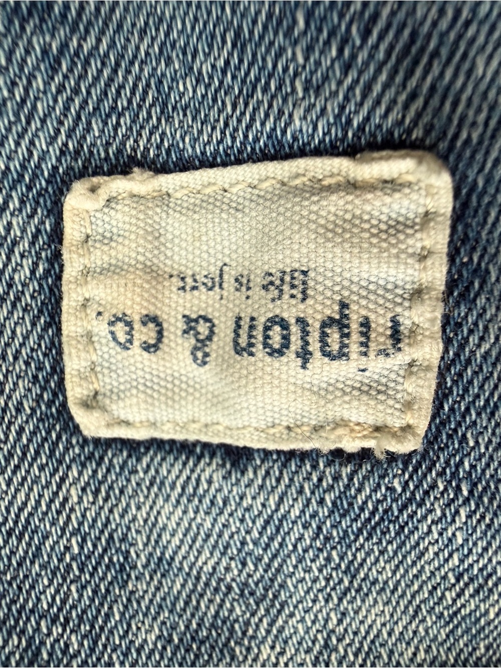 Ripton & Co. - Denim Overalls with Blue Straps - Classic Medium Wash - Picture 3 of 4